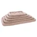 Flamingo Kissen Jacquard rechteckig flach mit Rand taupe