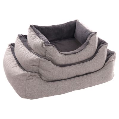 Flamingo Hundekorb Esmo rechteckig grau