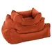 Flamingo Hundebett Celeste rechteckig cognac