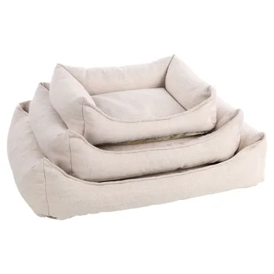 Flamingo Hundebett Baldar rechteckig beige Flamingo Hundebett Baldar rechteckig beige