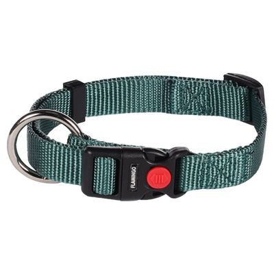 Flamingo Halsband Ziggi dunkelgrün