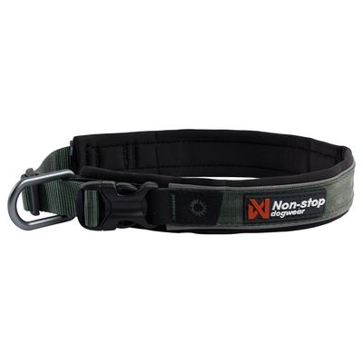 Non-stop dogwear Hundehalsband Roam Collar grün