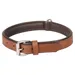 Flamingo Halsband Arizona Leder braun