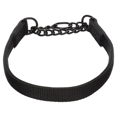 Flamingo Zug-Stop-Halsband Trero schwarz Flamingo Zug-Stop-Halsband Trero schwarz