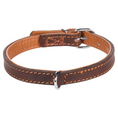 Flamingo Memphis gepolstertes Halsband braun