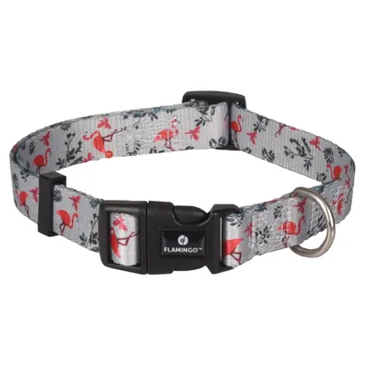 Halsband Samar mit Flamingo hellgrün Halsband Samar mit Flamingo hellgrün