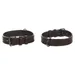Flamingo Halsband gepolstert & breit Denver braun