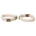 Flamingo Hundehalsband Janka beige