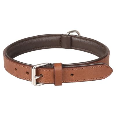 Flamingo Halsband Arizona Leder braun