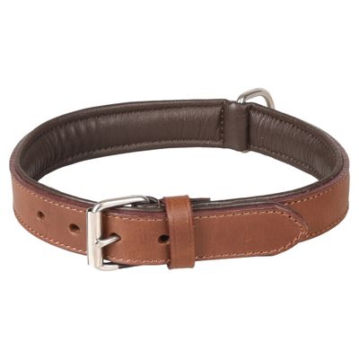 Flamingo Halsband Arizona Leder braun