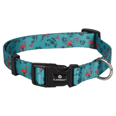 Halsband Samar mit Flamingo grün