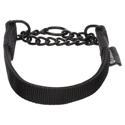 Flamingo Zug-Stop-Halsband Trero schwarz Flamingo Zug-Stop-Halsband Trero schwarz
