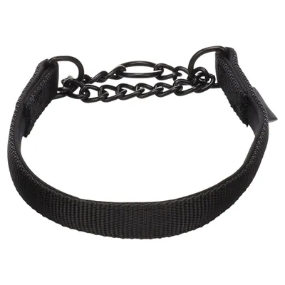 Flamingo Zug-Stop-Halsband Trero schwarz Flamingo Zug-Stop-Halsband Trero schwarz