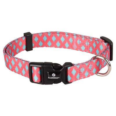 Flamingo Halsband Sue rosa/grün