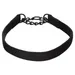 Flamingo Zug-Stop-Halsband Trero schwarz