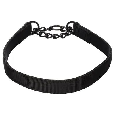 Flamingo Zug-Stop-Halsband Trero schwarz Flamingo Zug-Stop-Halsband Trero schwarz