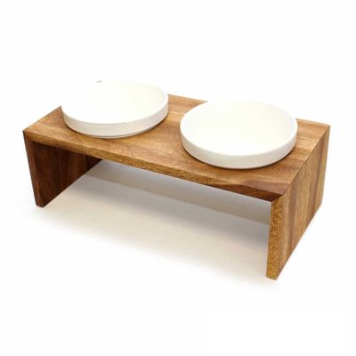 Wolters Gohan Doppelnapf teak