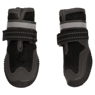 Flamingo Hundeschuhe Gayo schwarz - 2 Stück Flamingo Hundeschuhe Gayo schwarz - 2 Stück