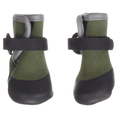 Flamingo Hundeschuhe Magna grün - 2 Stück