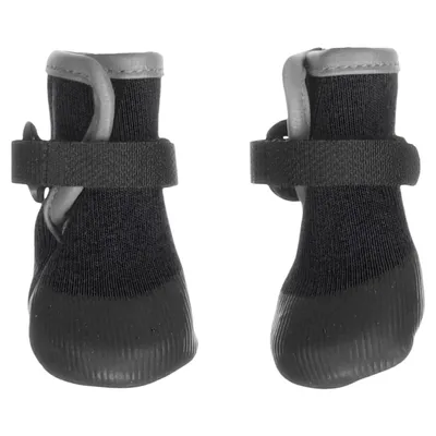 Flamingo Hundeschuhe Magna schwarz - 2 Stück Flamingo Hundeschuhe Magna schwarz - 2 Stück