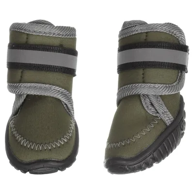 Flamingo Hundeschuhe Kajan grün - 2 Stück Flamingo Hundeschuhe Kajan grün - 2 Stück