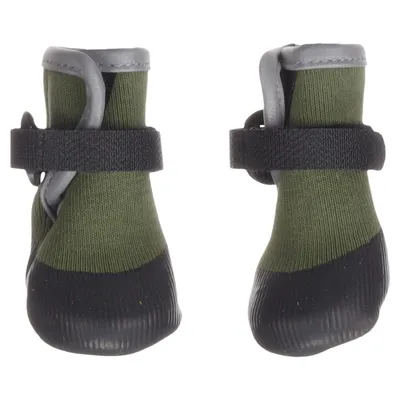 Flamingo Hundeschuhe Magna grün - 2 Stück Flamingo Hundeschuhe Magna grün - 2 Stück