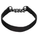 Flamingo Zug-Stop-Halsband Trero schwarz