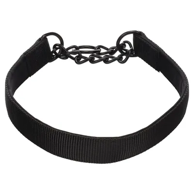 Flamingo Zug-Stop-Halsband Trero schwarz Flamingo Zug-Stop-Halsband Trero schwarz