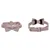 Flamingo Halsband mit Schleife Nela violett Flamingo Halsband mit Schleife Nela violett