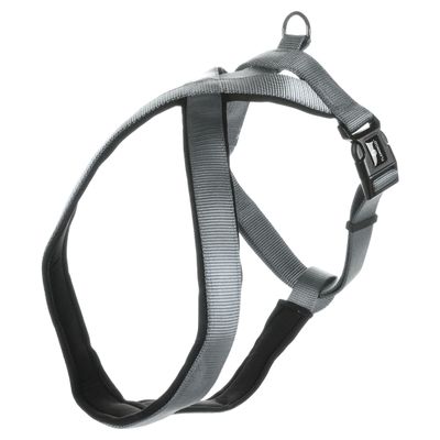 Flamingo Geschirr Cross Abbi grau