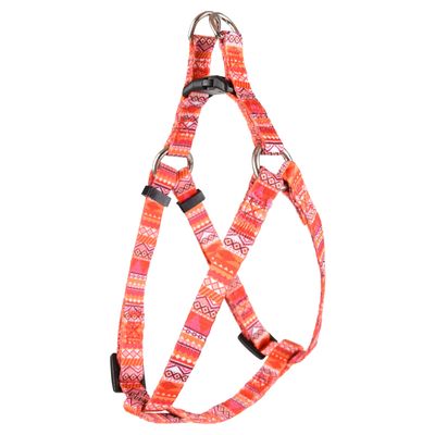 Flamingo Geschirr Step & Go Syb orange/rosa/weiß