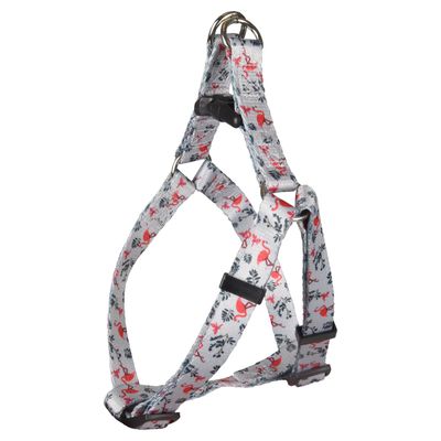 Geschirr Step & Go Samar mit Flamingo hellgrün