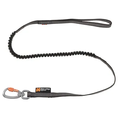 Non-stop dogwear Hundeleine Bungee Touring Leash schwarz Non-stop dogwear Hundeleine Bungee Touring Leash schwarz