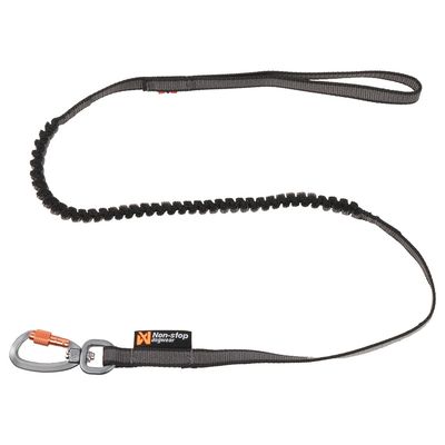 Non-stop dogwear Hundeleine Bungee Touring Leash schwarz