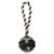 Flamingo Hundespielzeug TPR Gladiator Curling + Seil schwarz