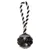 Flamingo Hundespielzeug TPR Gladiator Curling + Seil schwarz Flamingo Hundespielzeug TPR Gladiator Curling + Seil schwarz