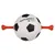 Flamingo Hundespielzeug Matchball Fußball mit roten Griffen Flamingo Hundespielzeug Matchball Fußball mit roten Griffen