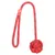 Flamingo Hundespielzeug Vokas Zugseil mit Ball schwarz/rot Flamingo Hundespielzeug Vokas Zugseil mit Ball schwarz/rot