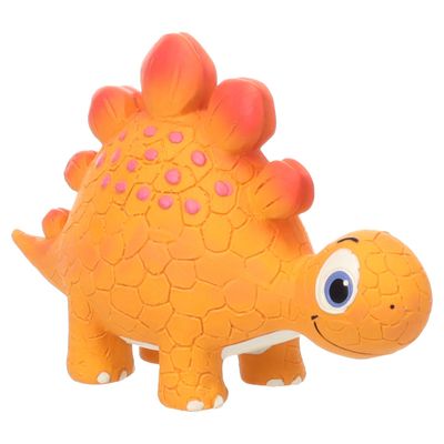 Flamingo Hundespielzeug Oona Dinosaurier orange