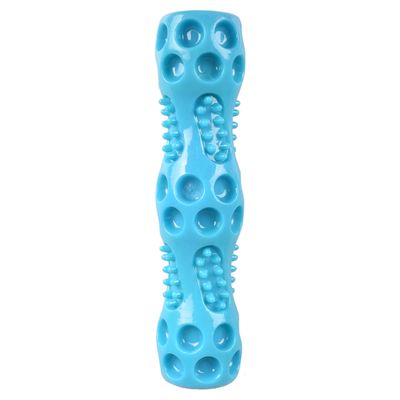 Flamingo Hundespielzeug TPR Wido Squeak Stick blau