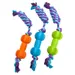 Flamingo Hundespielzeug Boomer Dental Hantel mit Seil