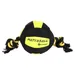 Flamingo Hundespielzeug Matchball Aqua mit Seil schwarz/gelb