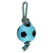 Flamingo Hundespielzeug TPR Sporty Fußball + Seil blau
