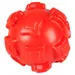 Flamingo Hundespielzeug Ball TPR mit Squeaker rot