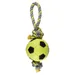 Flamingo Hundespielzeug TPR Sporty Fußball + Seil grün