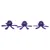 Flamingo Hundespielzeug Franne Oktopus Emoji violett Flamingo Hundespielzeug Franne Oktopus Emoji violett