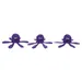 Flamingo Hundespielzeug Franne Oktopus Emoji violett
