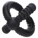 Flamingo Hundespielzeug Gladiator Cross Ball schwarz