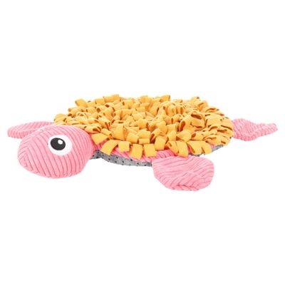 Flamingo Schnüffelteppich Morgano Schildkröte für Welpen ocker/rosa