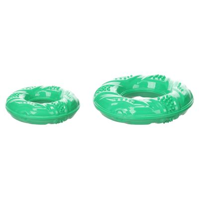 Flamingo Hundespielzeug Tegro Ring grün